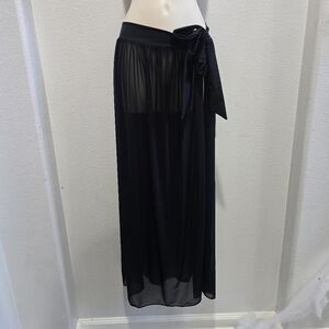 Elegant Black Sheer swimsuit cover